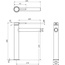 Excellent Pi AREX.1202WH Для раковины Белый матовый Смеситель 20,5x4,5x29 см, для раковины, Польша - фото 4