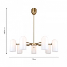 F-Promo Barfila 4619-7P Люстра Германия - фото 1 - фото 4