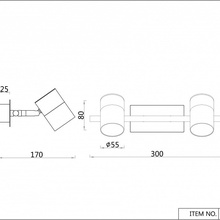 F-Promo Chart 3092-2W Бра 30x9,5 см, Германия - фото 1 - фото 4