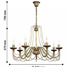 F-Promo Chateau 2163-7P Люстра подвесная Германия - фото 1 - фото 3