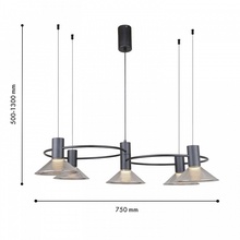 F-Promo Feris 4622-5P Потолочный светильник 75x50x50 см, Германия - фото 1 - фото 4