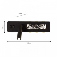 F-Promo Hickory 4692-1W Бра 28x13 см, Германия - фото 1 - фото 4