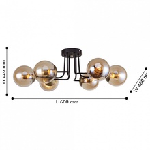 F-Promo Modestus 2344-6U Люстра потолочная 60x48x22 см, Германия - фото 1 - фото 3