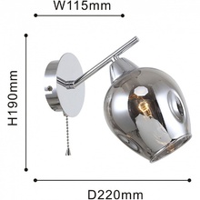 F-Promo Tilda 2657-1W Бра 11,5x19 см, Германия - фото 1 - фото 3