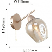 F-Promo Tilda 2658-1W Бра 11,5x19 см, Германия - фото 1 - фото 3
