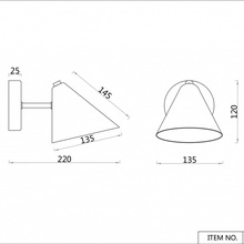 F-Promo Trikoniya 3089-1W Бра 13,5x12 см, Германия - фото 1 - фото 3