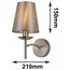 F-Promo Velum 2906-1W Бра 14x29 см, Германия - фото 3