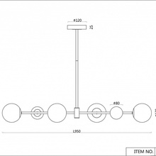 F-Promo Vials 3090-6P Люстра 95x27x32 см, Германия - фото 1 - фото 3