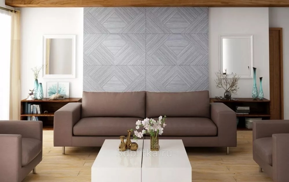 Fakhar Starwood 60x120 см, керамогранит, Иран, под дерево - фото интерьера 1