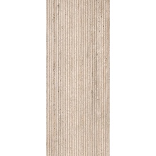 Fap Ceramiche Materia Classica fTP0 Groove Beige Matt Настенная плитка 50x120 см, Италия, под камень  - фото 1 - фото 1
