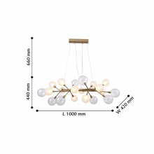 Favourite Babylon 2515-12P Люстра подвесная 100x42x110 см, Германия - фото 1 - фото 3