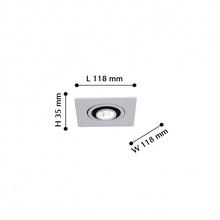 Favourite Cardine 2417-1U Точечный светильник 11,8x11,8x3,5 см, Германия - фото 1 - фото 4