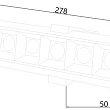 Favourite Roshni 3084-5C Встраиваемый светильник 27,8x4,2 см, Германия - фото 1 - фото 4