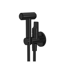 Fima Carlo Frattini Collettivita F2320/4NS Черный матовый Смеситель с гигиеническим душем 12,4x7x10,9 см, для встраиваемых систем, Италия - фото 1 - фото 1