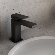 Fima Carlo Frattini Fit F3381NS Для раковины Чёрный матовый Смеситель 15,4x5x14,4 см, для раковины, Италия - фото 1 - фото 2