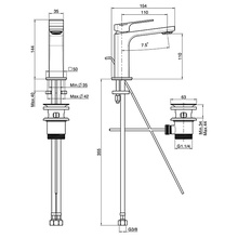 Fima Carlo Frattini Fit F3381NS Для раковины Чёрный матовый Смеситель 15,4x5x14,4 см, для раковины, Италия - фото 1 - фото 3