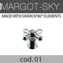 Fiore Margot Sky 01ZZ0632 Смеситель для биде, Италия - фото 1 - фото 2