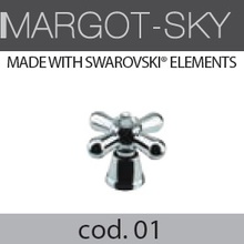 Fiore Margot Sky 01ZZ0635 Смеситель для биде, Италия - фото 1 - фото 2