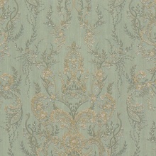 Fipar L'arte d'Italia R24405 Дамаск Виниловые обои 1005x106 см, цвет: зеленый, Россия - фото 1 - фото 1