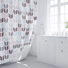 Fixsen Next FX-2519 Серая 200х180 Шторка для ванны 180x200 см, Чехия - фото 1 - фото 2