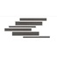 Floor Gres (Florim) Earthtech 772420 Carbon Ground Modulo Listello Sfalsato Comfort Мозаика 21x40 см, Италия, под мозаику - фото 1