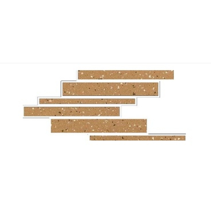 Floor Gres (Florim) Earthtech 772427 Savannah Flakes Modulo Listello Sfalsato Comfort Мозаика 21x40 см, Италия, под мозаику - фото 1