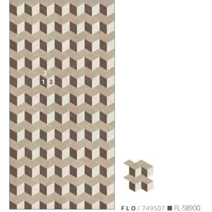 Floor Gres (Florim) Magnum Styletech 749507 FLO 6mm Декор 120x240 см, Италия, под мозаику - фото 1 Floor Gres (Florim) Magnum Styletech 749507 FLO 6mm Декор 120x240 см, Италия, под мозаику - фото 1