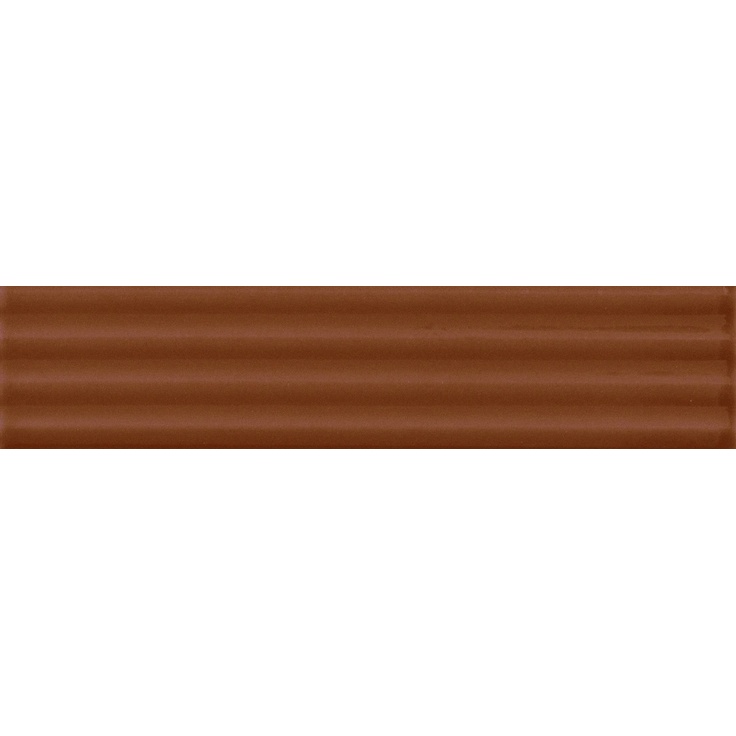 Florim SensiColore 787164 Onda 5 Marrone Glossy Декор 5,7x23,2 см, Италия, ничего - фото 1