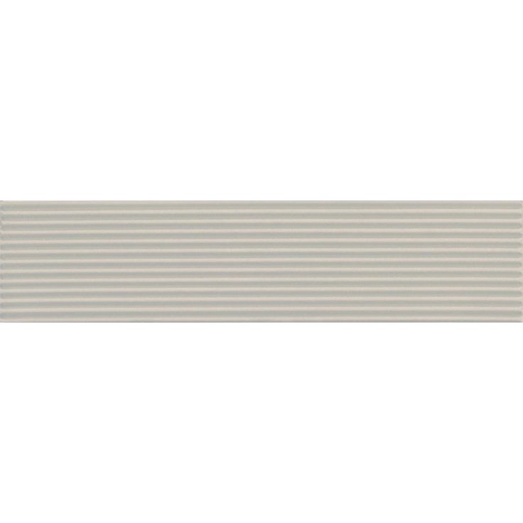 Florim SensiColore 787120 Onda 7 Grigio Glossy Декор 5,7x23,2 см, Италия, ничего - фото 1