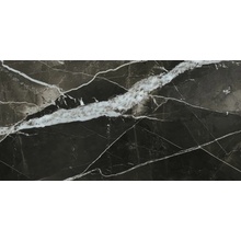 Fmg Maxfine Marmi LU628631 Calacatta Black Lucido 8mm Керамогранит 60x120 см, Италия, под мрамор - фото 1 - фото 1