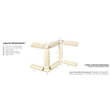 Fondovalle Slaten Stone Sguscio Diamantato Esterno Deep Chestnut Спец. Элемент 4x15 см, Италия, под камень  - фото 1 - фото 1