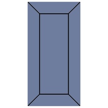 Etruria Victoria Diamantato 15 China Blue Настенная плитка 7,4x15 см, Италия, под камень  - фото 1 - фото 1