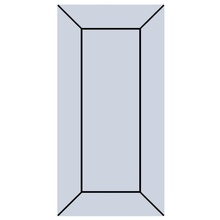 Etruria Victoria Diamantato 15 Light Blue Настенная плитка 7,4x15 см, Италия, под камень  - фото 1 - фото 1