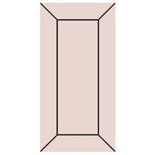 Etruria Victoria Diamantato 15 Light Pink Настенная плитка 7,4x15 см, Италия, под камень  - фото 1 - фото 1