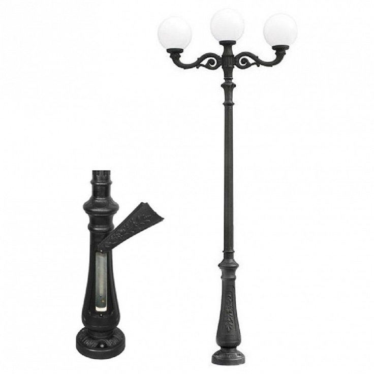 Fumagalli GLOBE 300 G30.202.M30.AYE27 Фонарный столб 30x295 см, Италия - фото 1 Fumagalli GLOBE 300 G30.202.M30.AYE27 Фонарный столб 30x295 см, Италия - фото 1