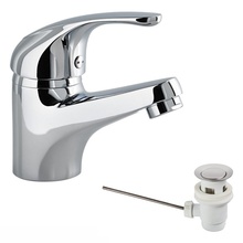 Gala Alea G3935600 Для раковины Хром Смеситель 12,9x4,9x14,8 см, для раковины, Испания - фото 1 - фото 2