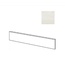 Gardenia Orchidea Just Code GML75026 Battiscopa White Nat Плинтус 6,5x120 см, Италия, под дерево - фото 1