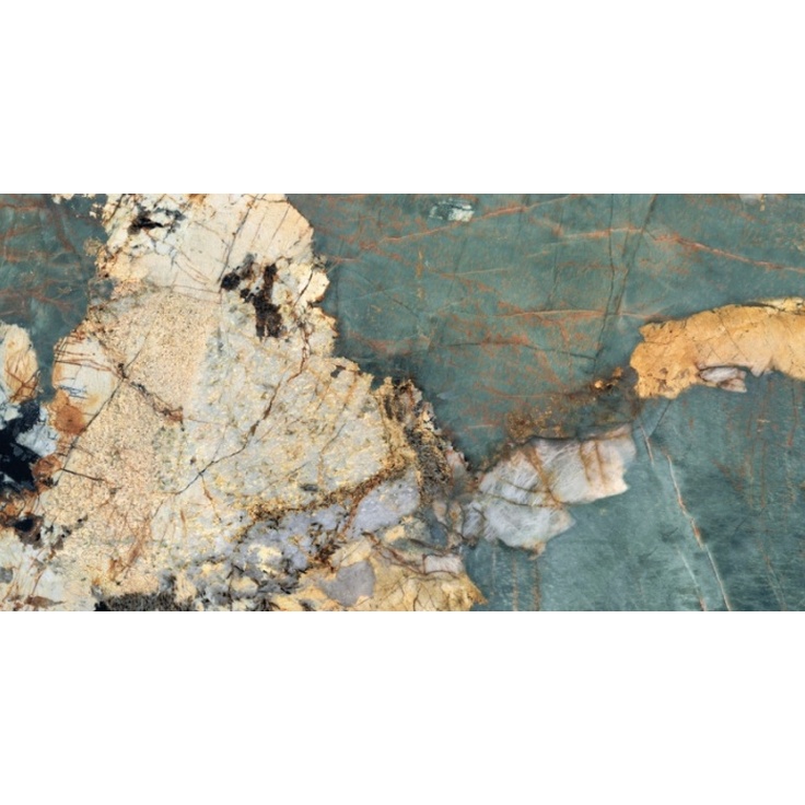 Gardenia Orchidea La Marmoteca 0012778 Patagonia Emerald Lux Ret Керамогранит 60x120 см, Италия, под мрамор - фото 1