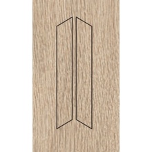 Gardenia Orchidea Tabulae 0021112 Chevron Refined Fieno Nat Ret Керамогранит 15x85 см, Италия, под дерево - фото 1 - фото 1