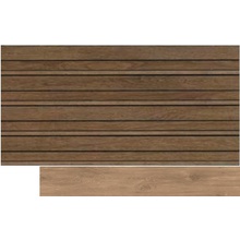 Gardenia Orchidea Just Nature 52093 Mos.List T12 Beige Scuro Декор 30x60 см, Италия, под дерево - фото 1 - фото 1