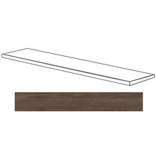 Gardenia Orchidea Just Nature 52125 Gradone Ang. Sx Noce Scuro Ступень 32x120x4 см, Италия, под дерево - фото 1 - фото 1