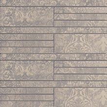 Gardenia Orchidea Walk 41301 Mosaico T20 Grigio Silver Настенная плитка 33,3x33,3 см, Италия, под мозаику - фото 1 - фото 1