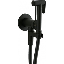 Gattoni RT010SG Черный матовый Смеситель с гигиеническим душем 11,8x6,5x13,6 см, для встраиваемых систем, Италия - фото 1 - фото 1