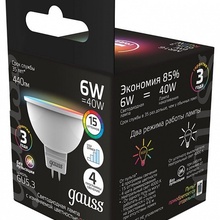 Gauss 406 101105406 Лампочка Китай - фото 1 - фото 2