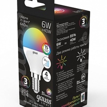 Gauss 406 105101406 Лампочка Китай - фото 1 - фото 2