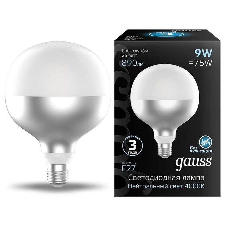 Gauss Colored 1014802209 Лампочка Китай - фото 1 Gauss Colored 1014802209 Лампочка Китай - фото 1