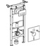 Geberit Delta 50 458.128.DW.2 Панель смыва Чёрная матовая Система инсталляции (комплект) 12x50x112 см, Швейцария - фото 11