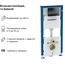 Geberit Delta 50 458.128.DW.2 Панель смыва Чёрная матовая Система инсталляции (комплект) 12x50x112 см, Швейцария - фото 2