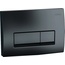 Geberit Delta 50 458.128.DW.2 Панель смыва Чёрная матовая Система инсталляции (комплект) 12x50x112 см, Швейцария - фото 8