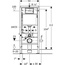 Geberit Delta 50 458.128.DW.2 Панель смыва Чёрная матовая Система инсталляции (комплект) 12x50x112 см, Швейцария - фото 9